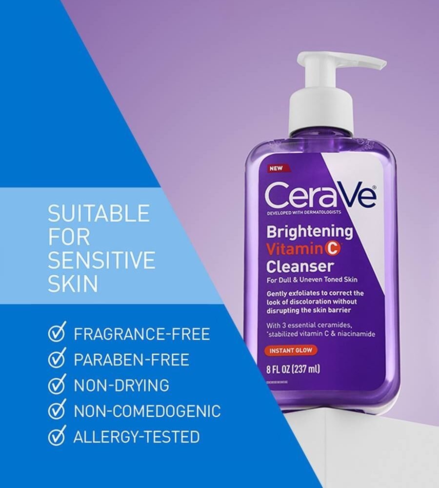 CeraVe Brightening Vitamin C Cleanser 237ml
