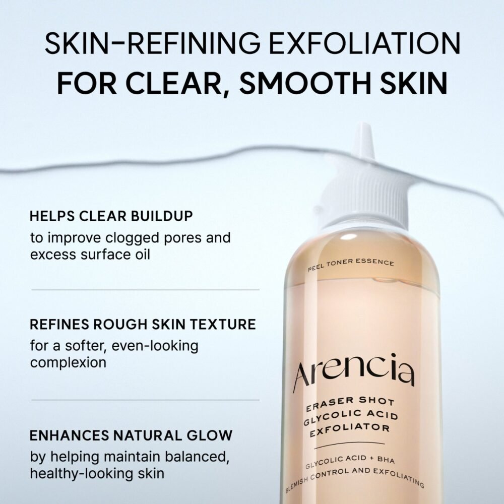 Arencia Eraser Shot Glycolic Acid Exfoliator (200ml)