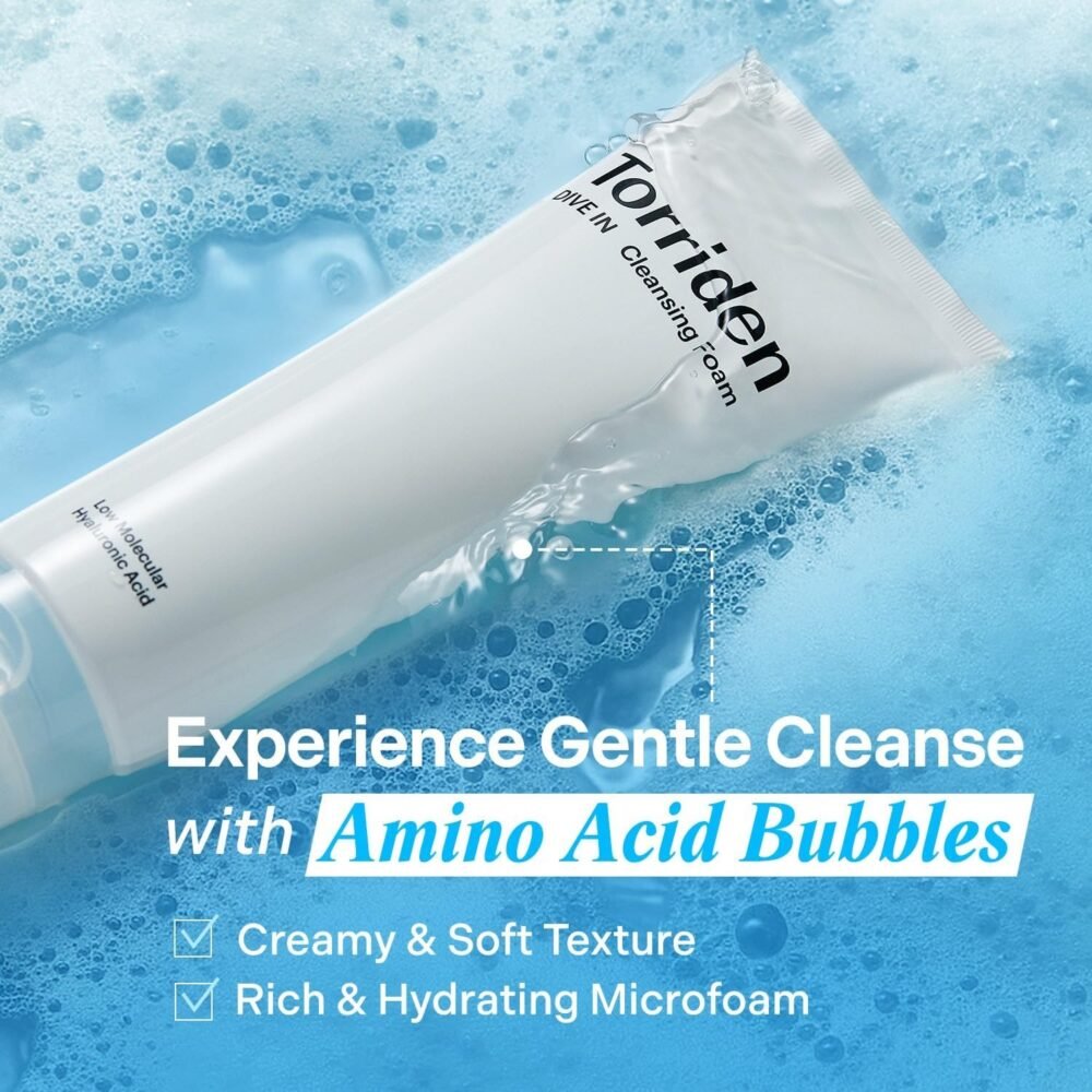 Torriden Dive-In Low Molecular Hyaluronic Acid Cleansing Foam (150ml)