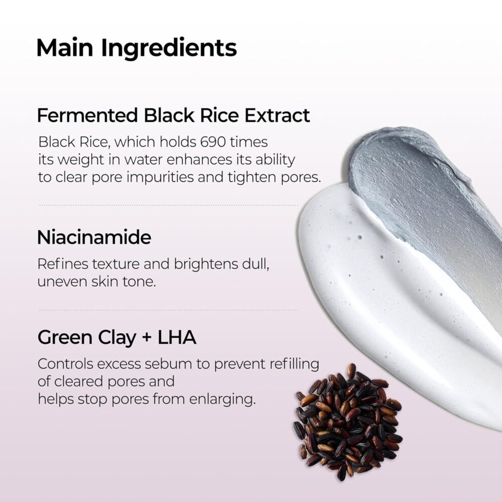 Dr. Melaxin Peel Shot Black Rice Mochi Whip Cleanser (100ml)