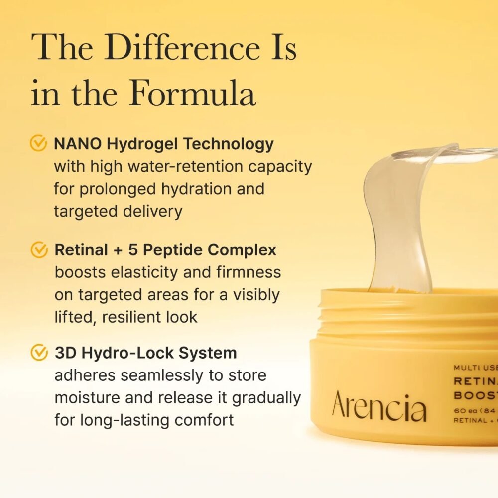 Arencia Retinal Boosting Eye Mask (60 Patches / 84g)