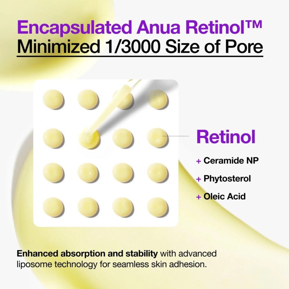 Anua Retinol 3 Peptide Night Repair Cream