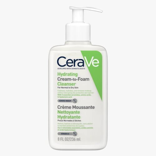 CeraVe Hydrating Cream-to-Foam Cleanser 236ml