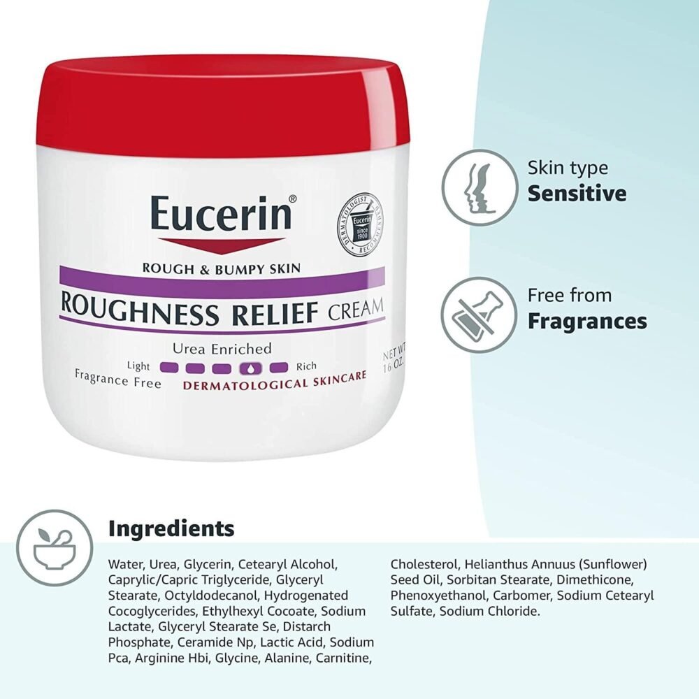 Eucerin Roughness Relief Cream (454g / 16 oz)