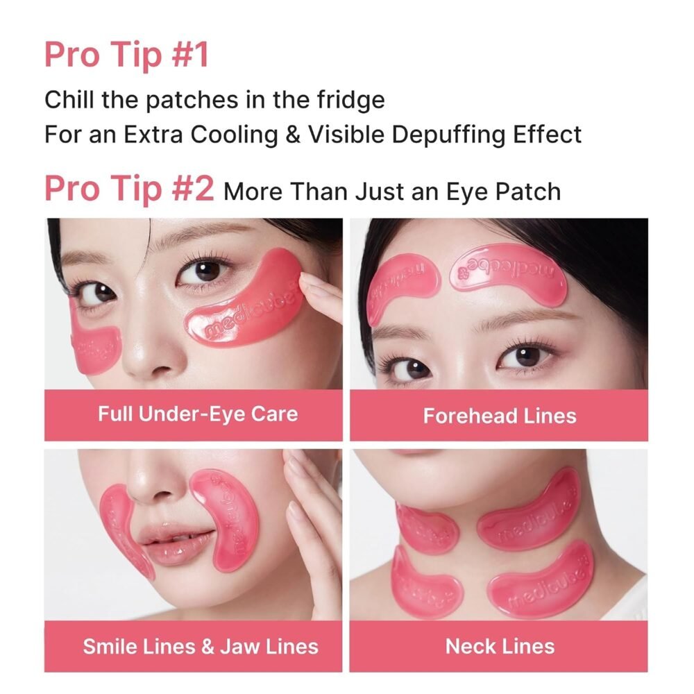 Medicube PDRN Pink Collagen Jelly Eye Mask (28 Pairs)