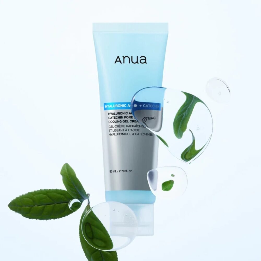 Anua Hyaluronic Acid + Catechin Pore Smoothing Cooling Gel Cream (80ml)
